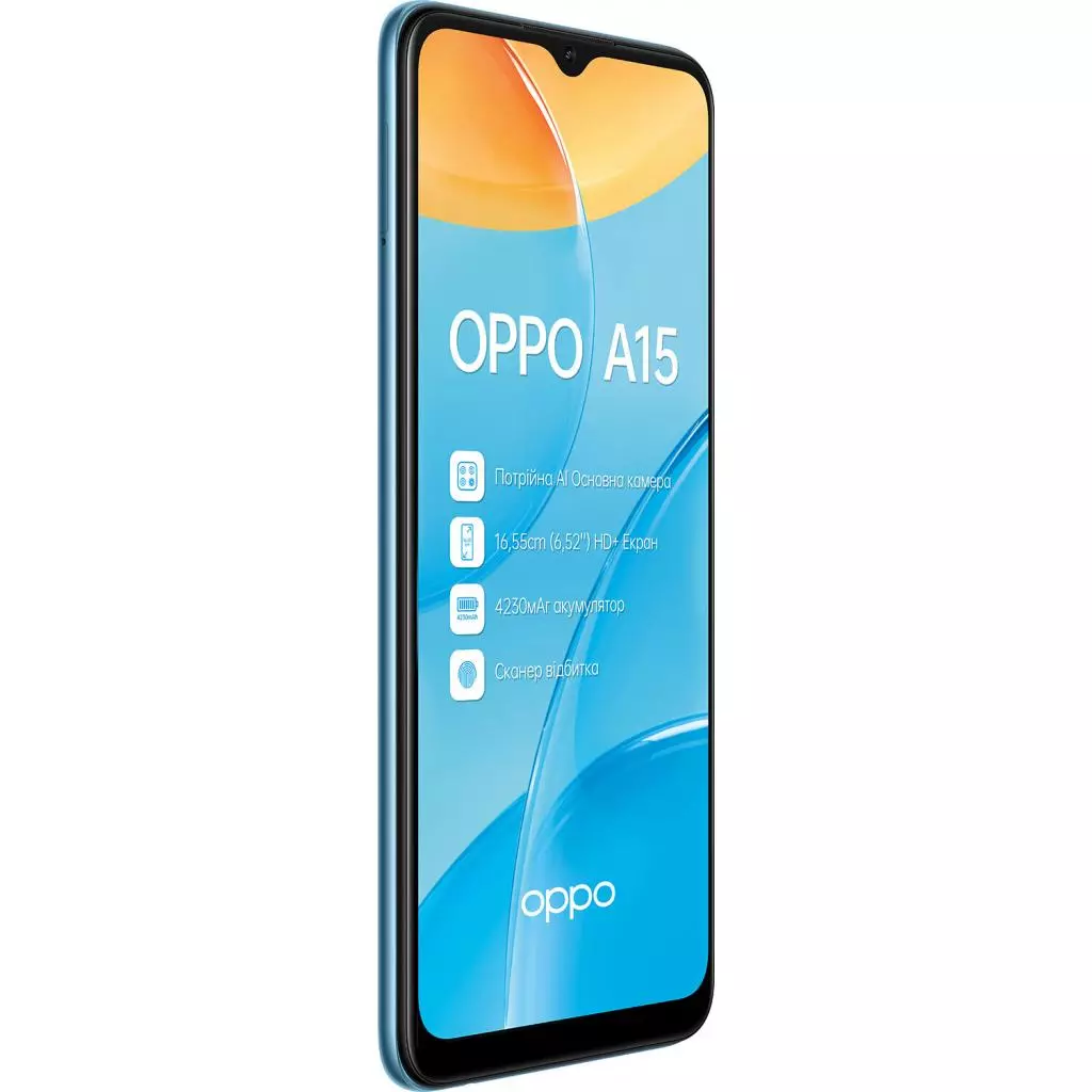 Мобильный телефон Oppo A15 2/32GB Mystery Blue (OFCPH2185_BLUE_2/32) - 6 Мобильный телефон Oppo A15 2/32GB Mystery Blue (OFCPH2185_BLUE_2/32) - 6
