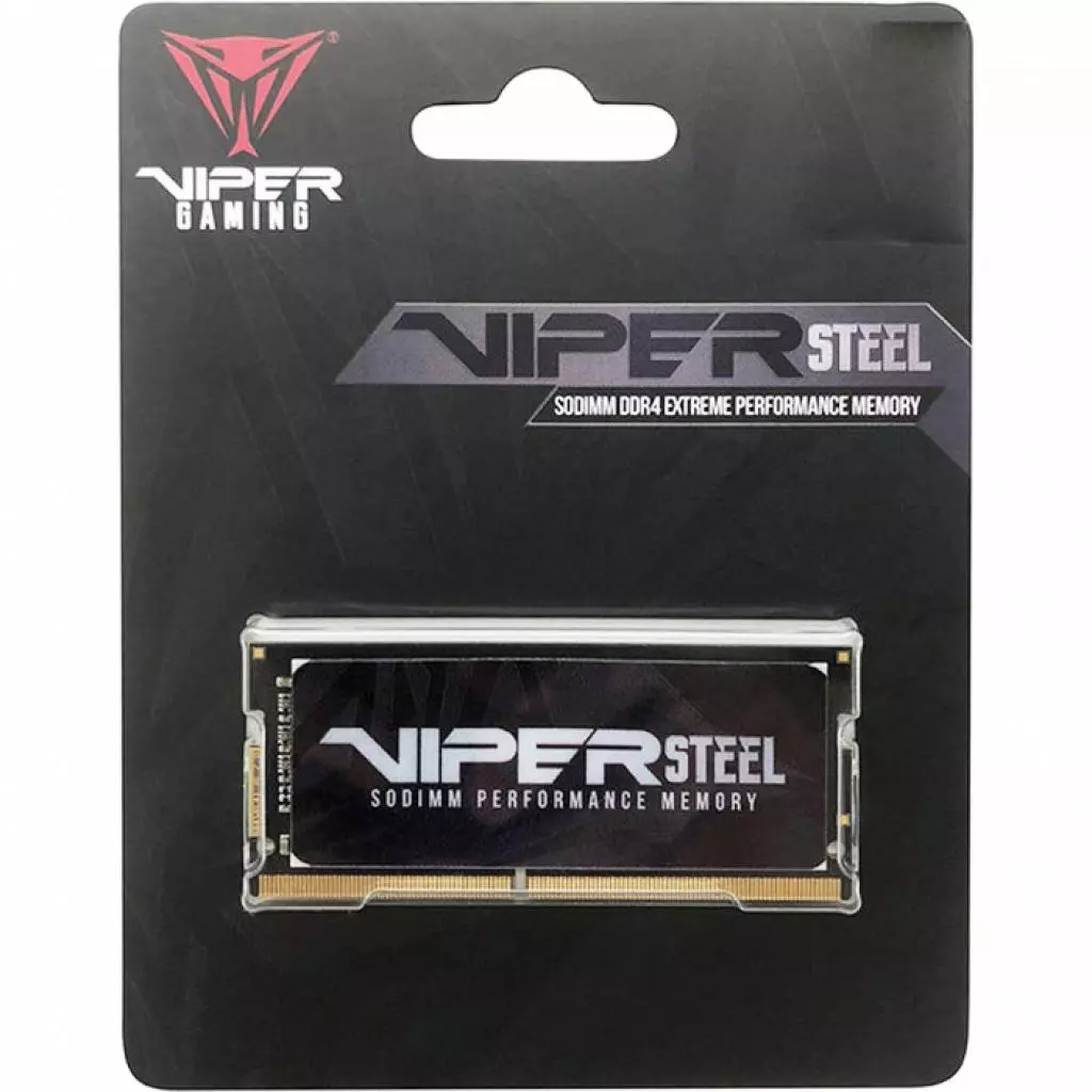 Модуль памяти для ноутбука SoDIMM DDR4 16GB 2400 MHz Viper Steel Patriot (PVS416G240C5S) - 2
