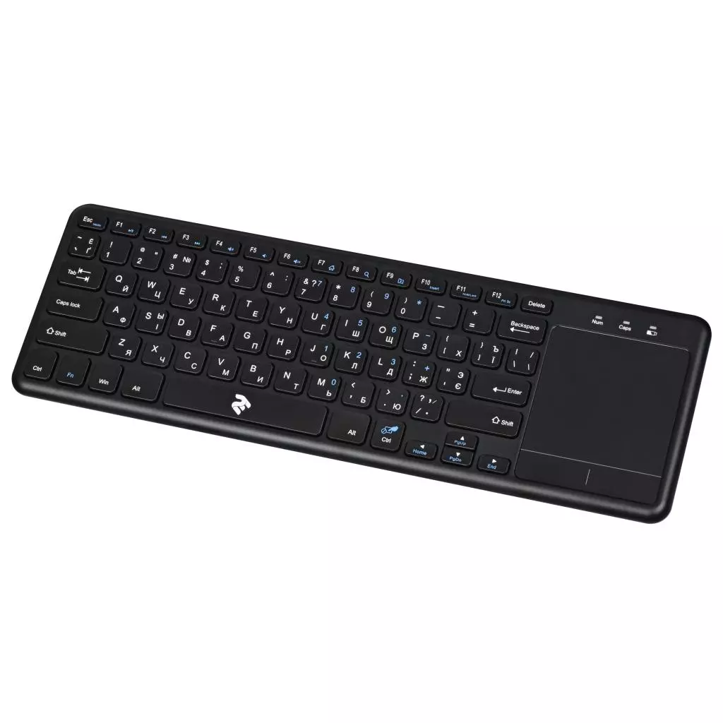 Клавиатура 2E KT100 Touch Wireless Black (2E-KT100WB) - 2 Клавиатура 2E KT100 Touch Wireless Black (2E-KT100WB) - 2