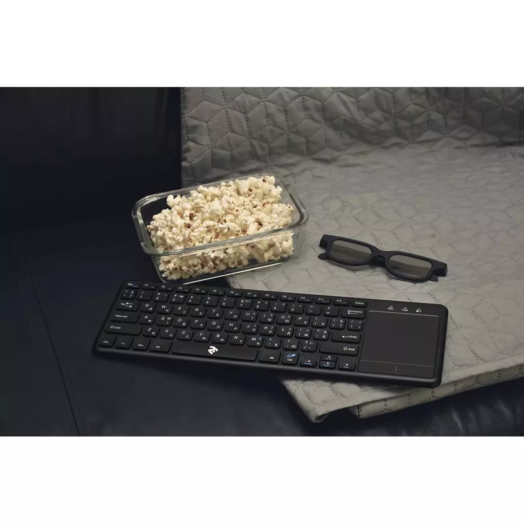 Клавиатура 2E KT100 Touch Wireless Black (2E-KT100WB) - 3 Клавиатура 2E KT100 Touch Wireless Black (2E-KT100WB) - 3