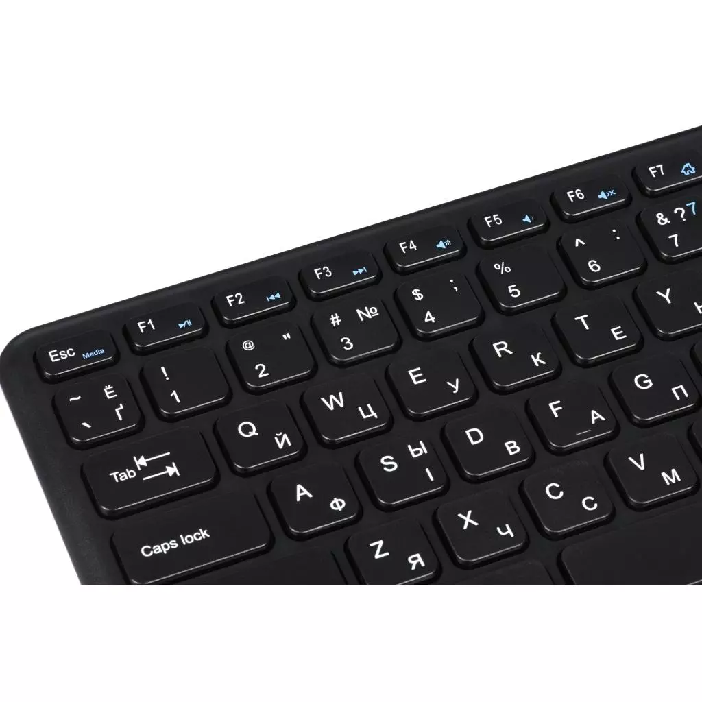 Клавиатура 2E KT100 Touch Wireless Black (2E-KT100WB) - 7 Клавиатура 2E KT100 Touch Wireless Black (2E-KT100WB) - 7