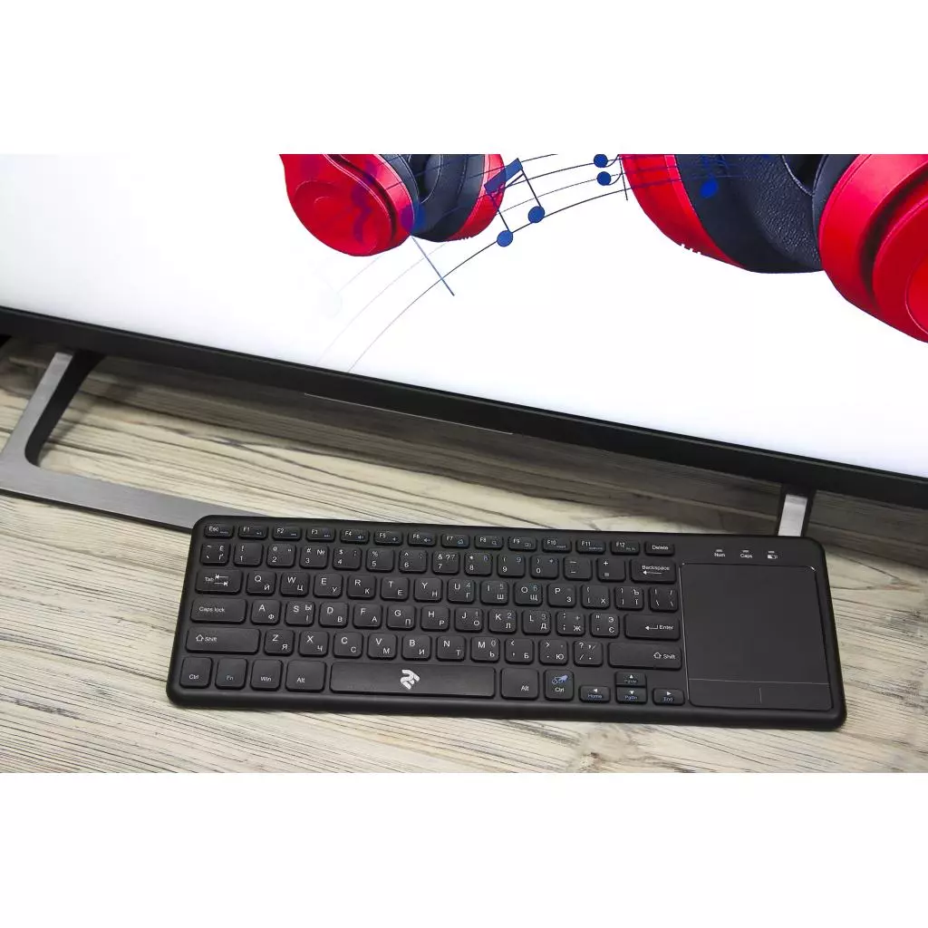 Клавиатура 2E KT100 Touch Wireless Black (2E-KT100WB) - 10 Клавиатура 2E KT100 Touch Wireless Black (2E-KT100WB) - 10