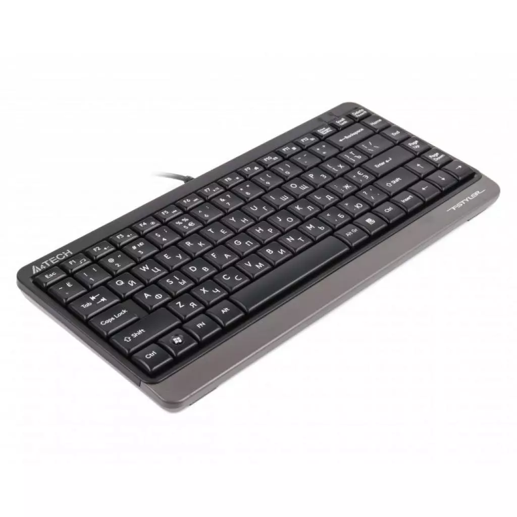 Клавиатура A4Tech FK11 Fstyler Compact Size USB Grey (FK11 USB (Grey)) - 1 Клавиатура A4Tech FK11 Fstyler Compact Size USB Grey (FK11 USB (Grey)) - 1
