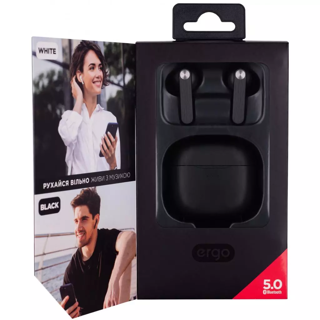 Наушники Ergo BS-700 Sticks 2 Black - 9 Наушники Ergo BS-700 Sticks 2 Black - 9