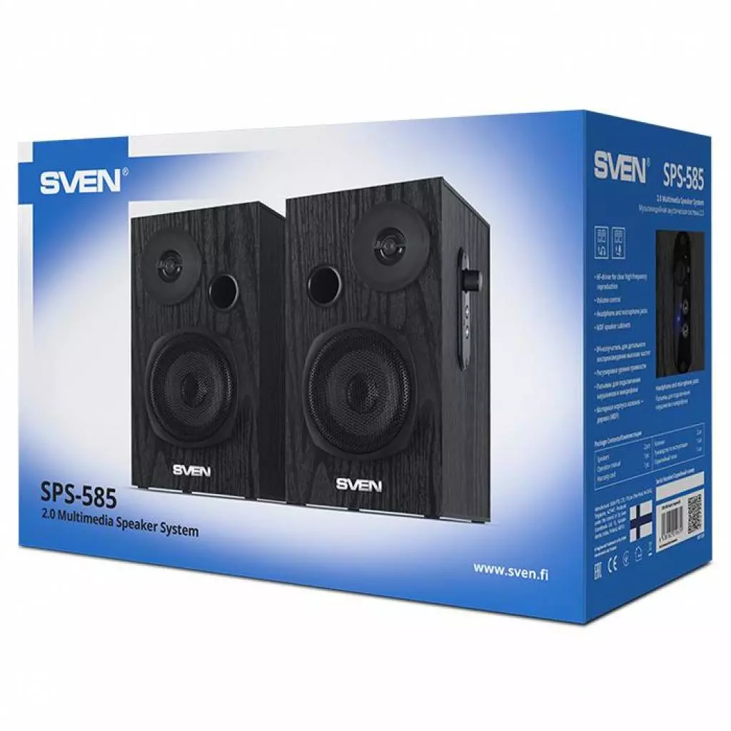 Акустическая система Sven SPS-585 Black - 4 Акустическая система Sven SPS-585 Black - 4