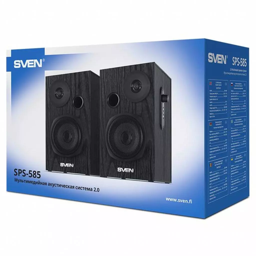 Акустическая система Sven SPS-585 Black - 5 Акустическая система Sven SPS-585 Black - 5
