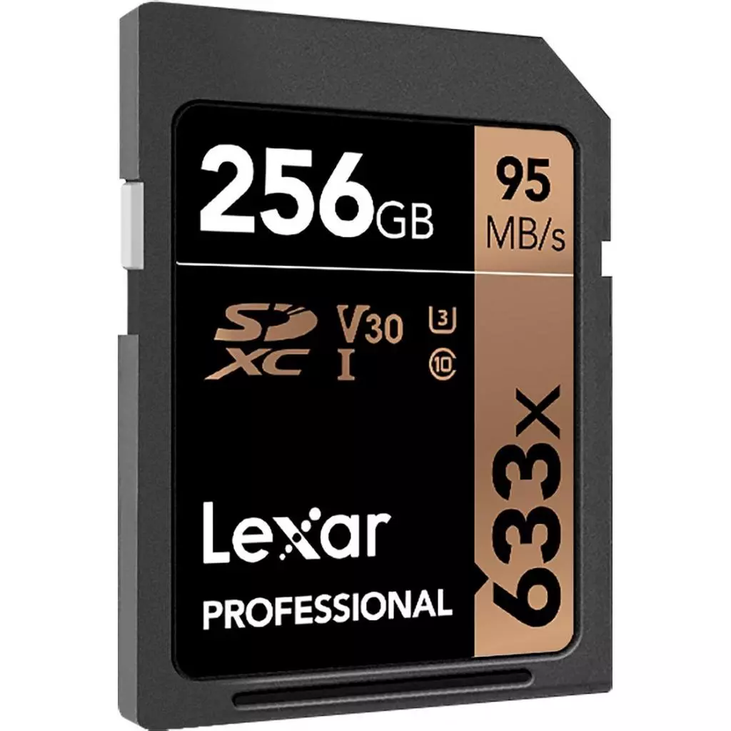 Карта памяти Lexar 256GB SDXC class 10 UHS-I U3 V30 633x Professional (LSD256CB633) - 1 Карта памяти Lexar 256GB SDXC class 10 UHS-I U3 V30 633x Professional (LSD256CB633) - 1