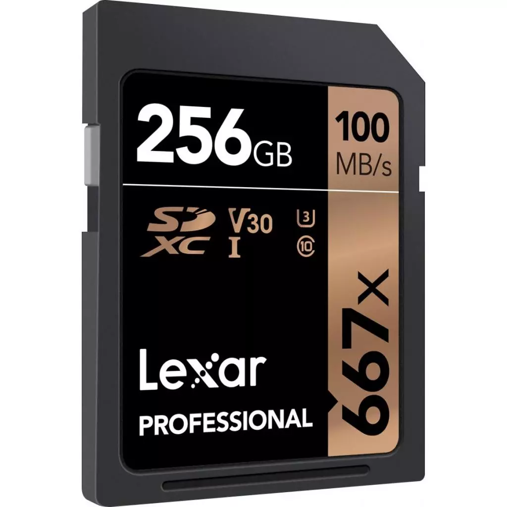 Карта памяти Lexar 256GB SDXC class 10 UHS-I U3 V30 667x Professional (LSD256B667) - 1 Карта памяти Lexar 256GB SDXC class 10 UHS-I U3 V30 667x Professional (LSD256B667) - 1
