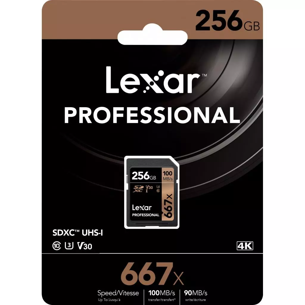 Карта памяти Lexar 256GB SDXC class 10 UHS-I U3 V30 667x Professional (LSD256B667) - 2 Карта памяти Lexar 256GB SDXC class 10 UHS-I U3 V30 667x Professional (LSD256B667) - 2
