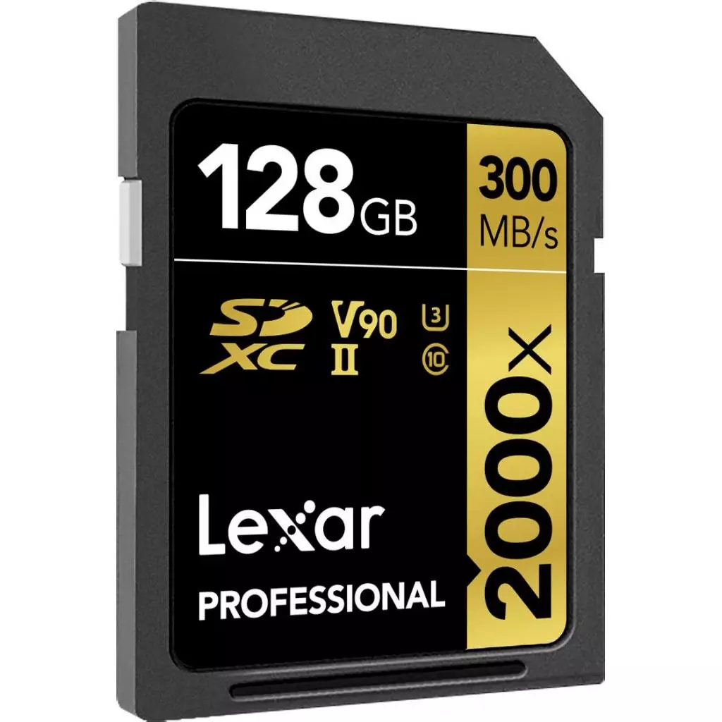 Карта памяти Lexar 128GB SDXC class 10 UHS-II 2000x Professional (LSD2000128G-BNNNG) - 1