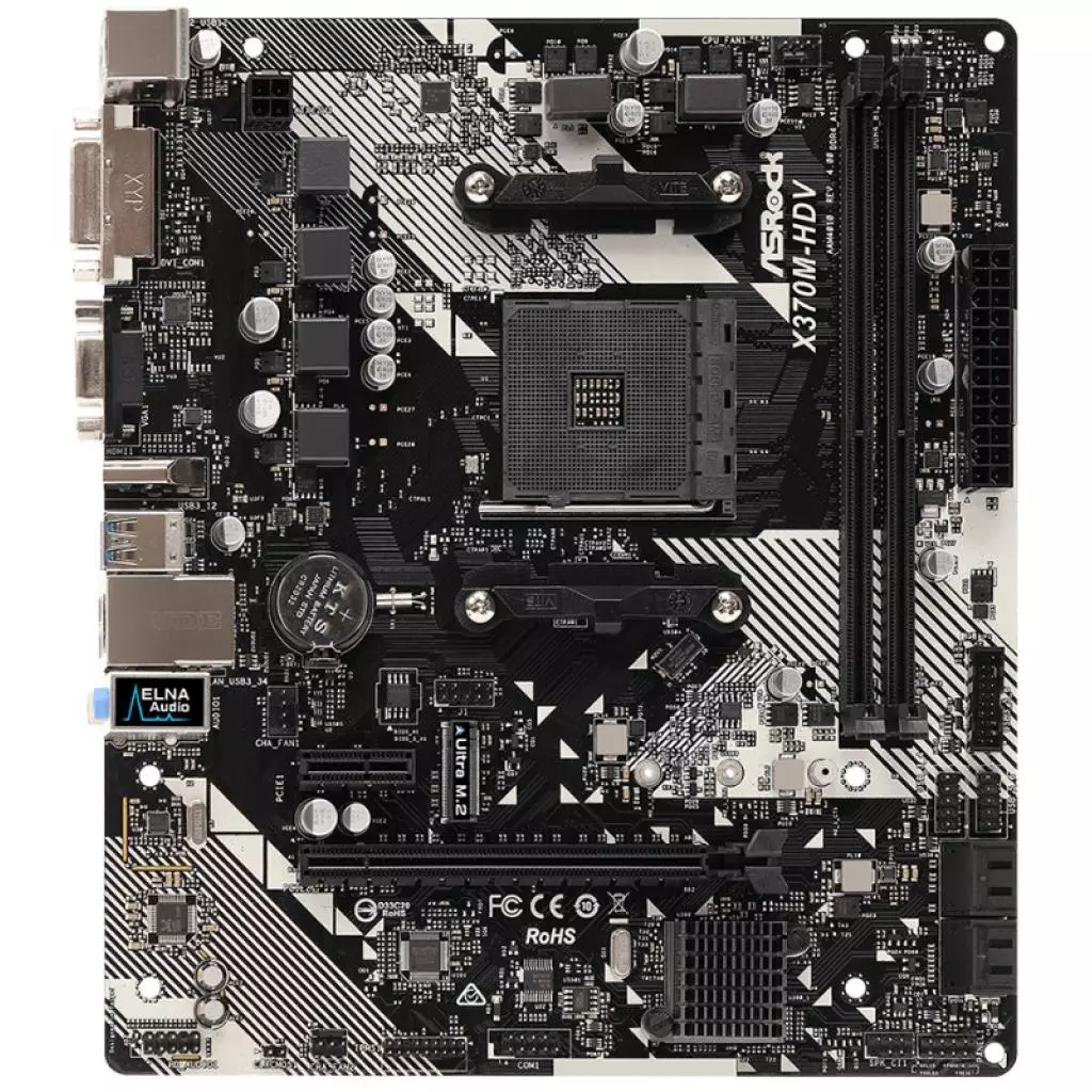 Материнская плата ASRock X370M-HDV R4.0 - 1 Материнская плата ASRock X370M-HDV R4.0 - 1