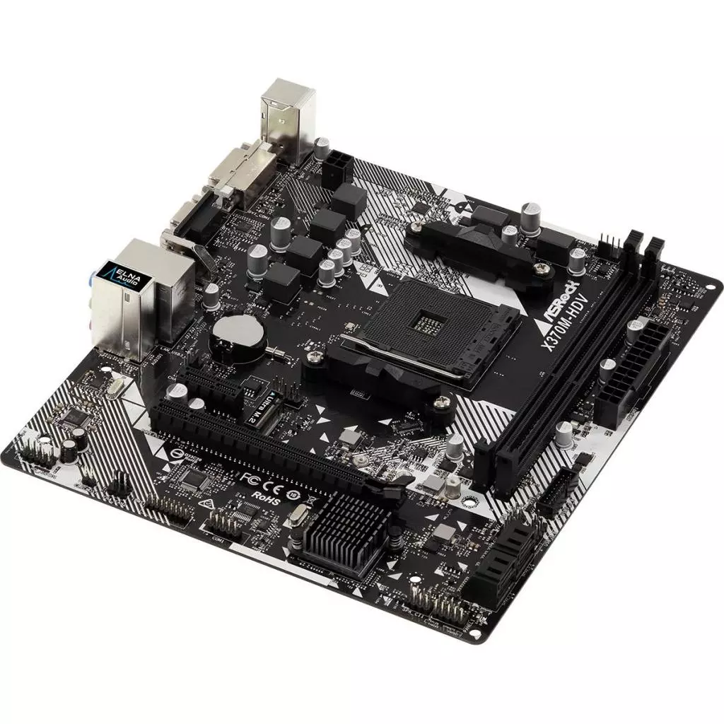 Материнская плата ASRock X370M-HDV R4.0 - 2 Материнская плата ASRock X370M-HDV R4.0 - 2