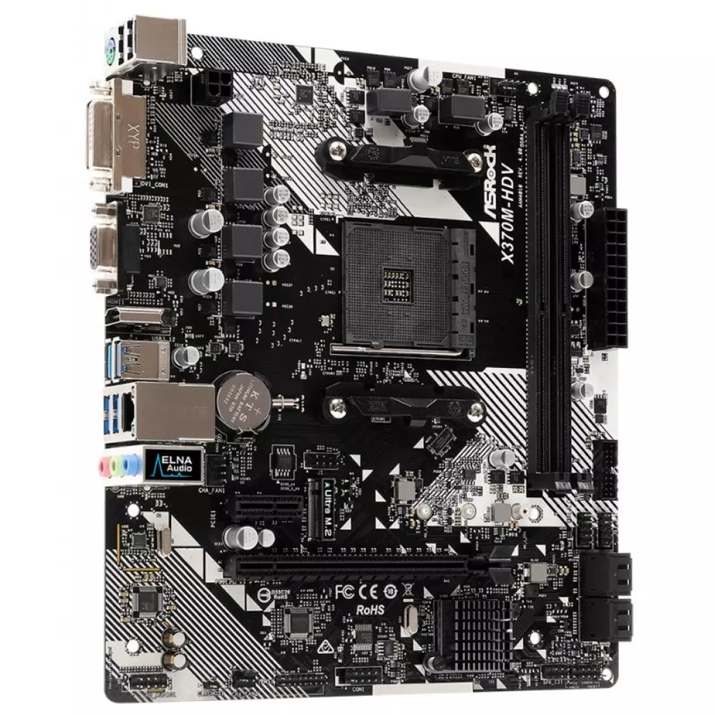 Материнская плата ASRock X370M-HDV R4.0 - 3 Материнская плата ASRock X370M-HDV R4.0 - 3