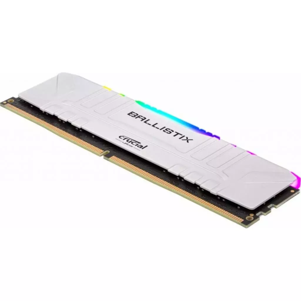 Модуль памяти для компьютера DDR4 16GB (2x8GB) 3600 MHz Ballistix White RGB Micron (BL2K8G36C16U4WL) - 2