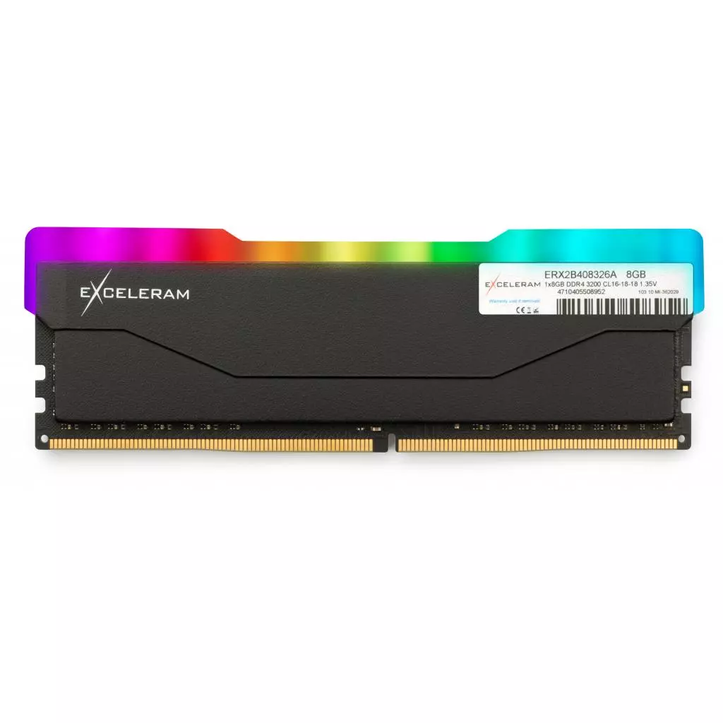 Модуль памяти для компьютера DDR4 8GB 3200 MHz RGB X2 Series Black eXceleram (ERX2B408326A)