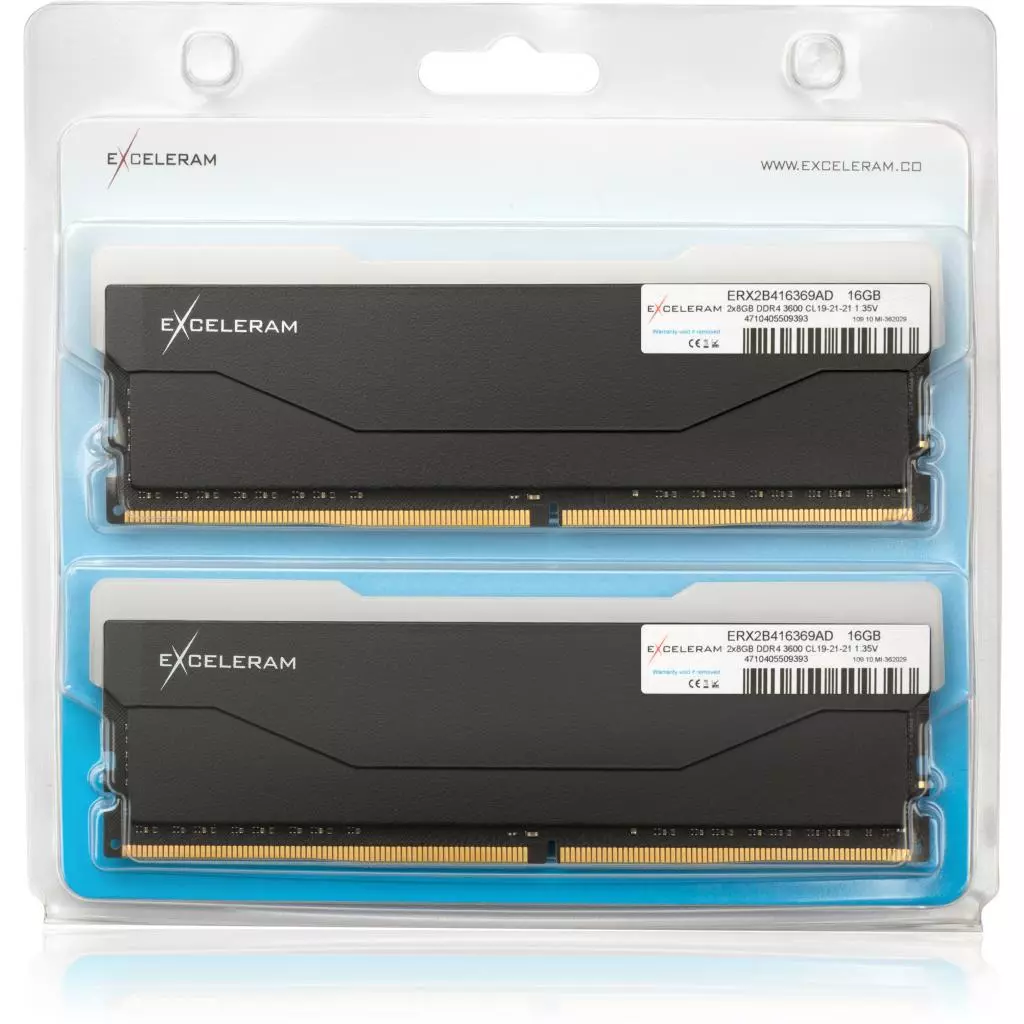 Модуль памяти для компьютера DDR4 16GB (2x8GB) 3600 MHz RGB X2 Series Black eXceleram (ERX2B416369AD) - 2 Модуль памяти для компьютера DDR4 16GB (2x8GB) 3600 MHz RGB X2 Series Black eXceleram (ERX2B416369AD) - 2