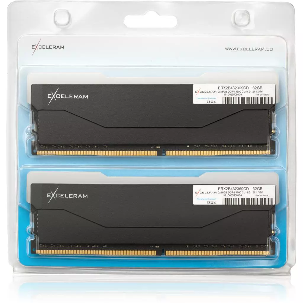 Модуль памяти для компьютера DDR4 32GB (2x16GB) 3600 MHz RGB X2 Series Black eXceleram (ERX2B432369CD) - 2 Модуль памяти для компьютера DDR4 32GB (2x16GB) 3600 MHz RGB X2 Series Black eXceleram (ERX2B432369CD) - 2