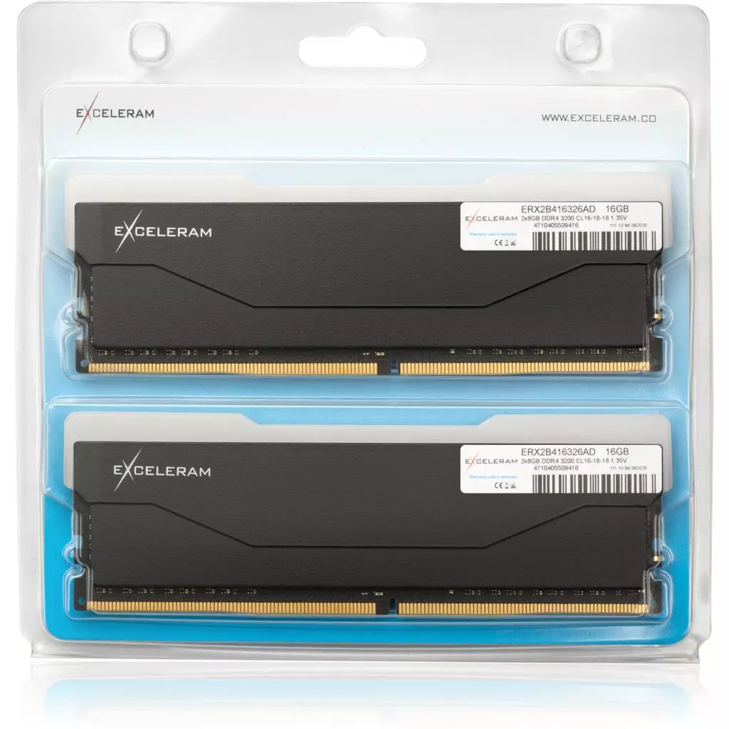 Модуль памяти для компьютера DDR4 16GB (2x8GB) 3200 MHz RGB X2 Series Black eXceleram (ERX2B416326AD) - 2 Модуль памяти для компьютера DDR4 16GB (2x8GB) 3200 MHz RGB X2 Series Black eXceleram (ERX2B416326AD) - 2