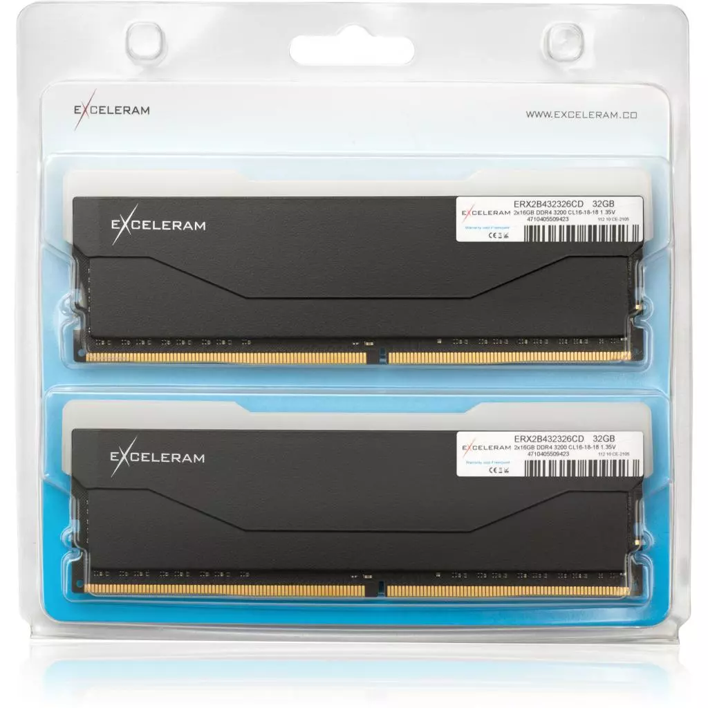 Модуль памяти для компьютера DDR4 32GB (2x16GB) 3200 MHz RGB X2 Series Black eXceleram (ERX2B432326CD) - 2 Модуль памяти для компьютера DDR4 32GB (2x16GB) 3200 MHz RGB X2 Series Black eXceleram (ERX2B432326CD) - 2