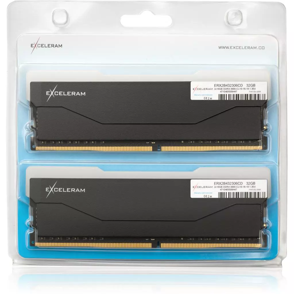 Модуль памяти для компьютера DDR4 32GB (2x16GB) 3000 MHz RGB X2 Series Black eXceleram (ERX2B432306CD) - 2 Модуль памяти для компьютера DDR4 32GB (2x16GB) 3000 MHz RGB X2 Series Black eXceleram (ERX2B432306CD) - 2