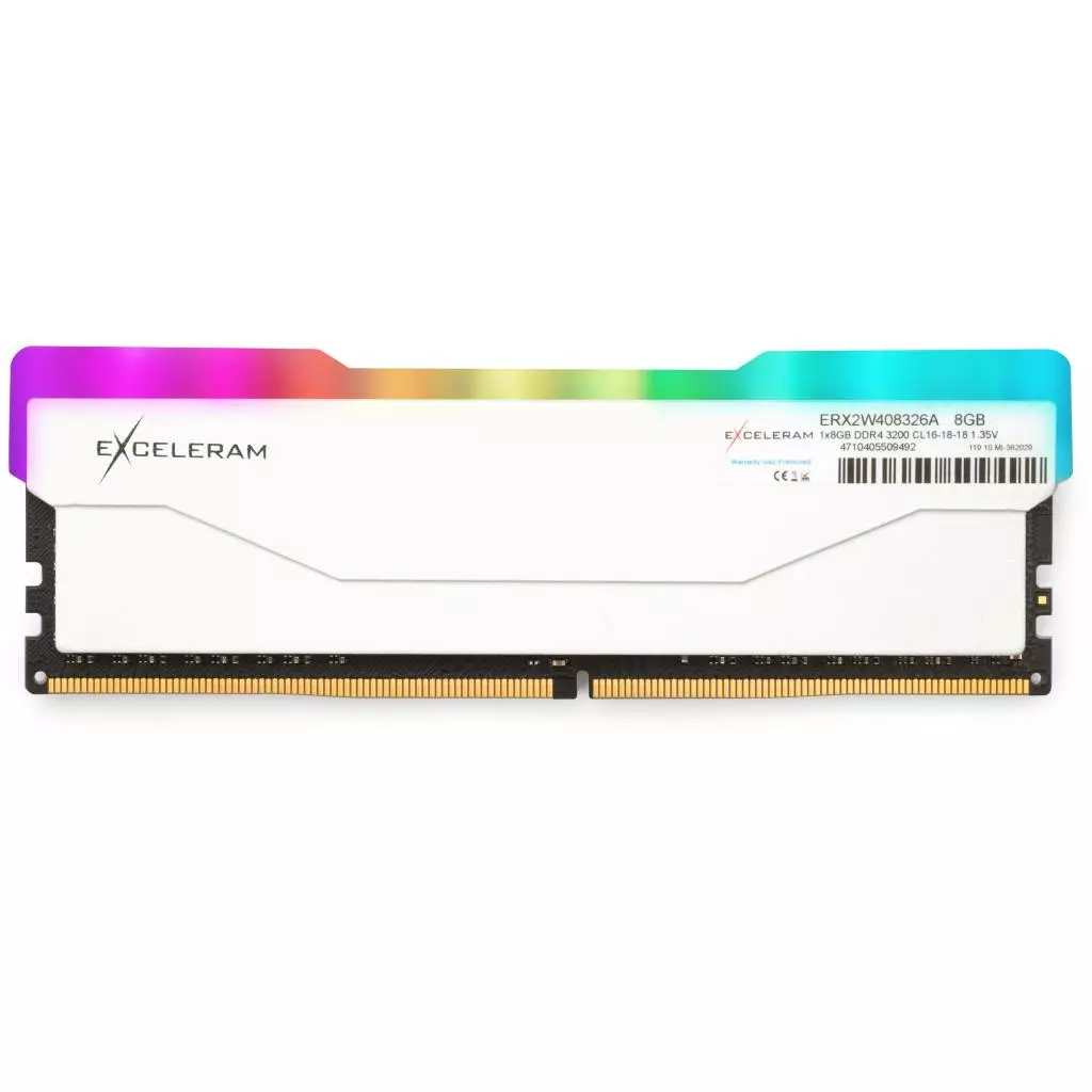 Модуль памяти для компьютера DDR4 8GB 3200 MHz RGB X2 Series White eXceleram (ERX2W408326A)