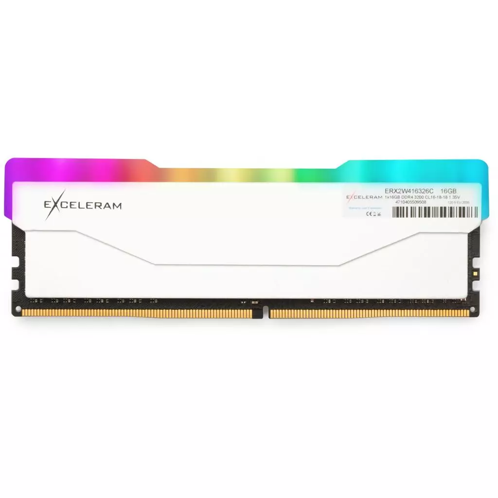 Модуль памяти для компьютера DDR4 16GB 3200 MHz RGB X2 Series White eXceleram (ERX2W416326C)