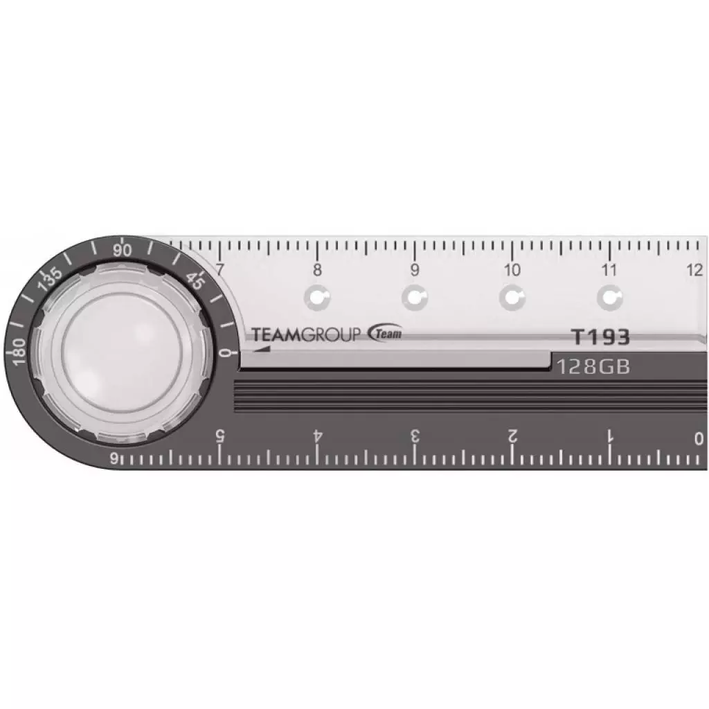 USB флеш накопитель Team 128GB T193 Nickel Black USB 3.2 (TT193128GF01)