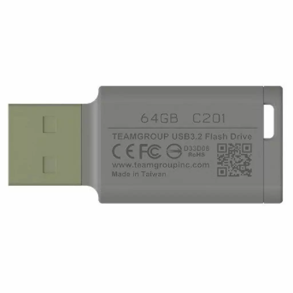 USB флеш накопитель Team 64GB C201 Green USB 3.2 (TC201364GG01) - 1 USB флеш накопитель Team 64GB C201 Green USB 3.2 (TC201364GG01) - 1