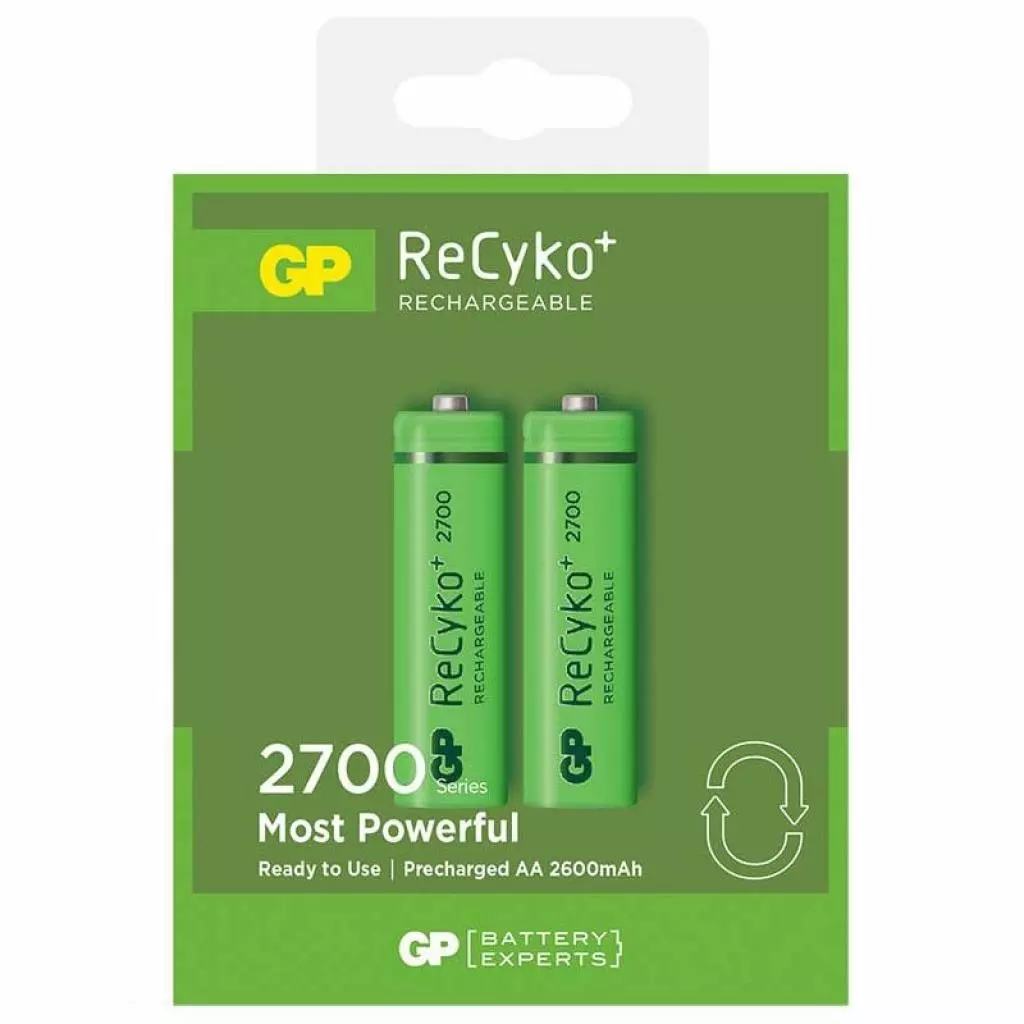 Аккумулятор Gp AA R6 Recyko+ 2700mAh * 2 (270AAHCE-2GBE2 / 4891199077746)