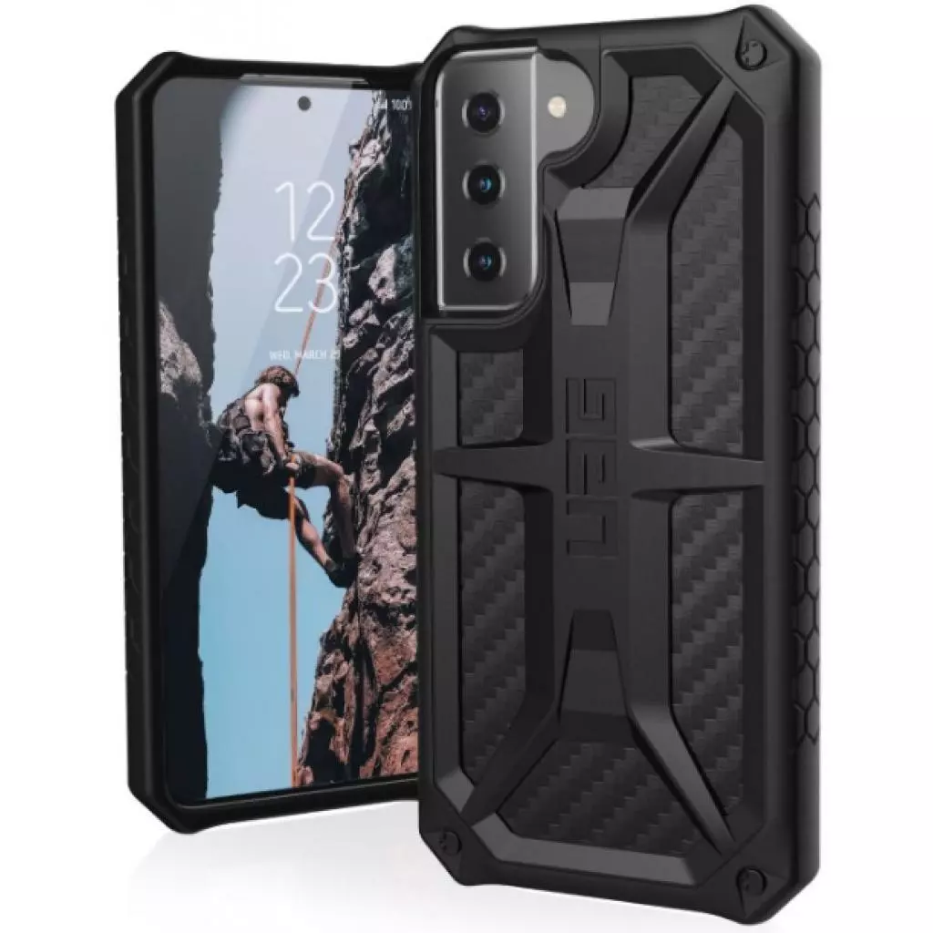 Чехол для моб. телефона Uag Samsung Galaxy S21 Monarch, Carbon Fiber (212811114242) - 1 Чехол для моб. телефона Uag Samsung Galaxy S21 Monarch, Carbon Fiber (212811114242) - 1