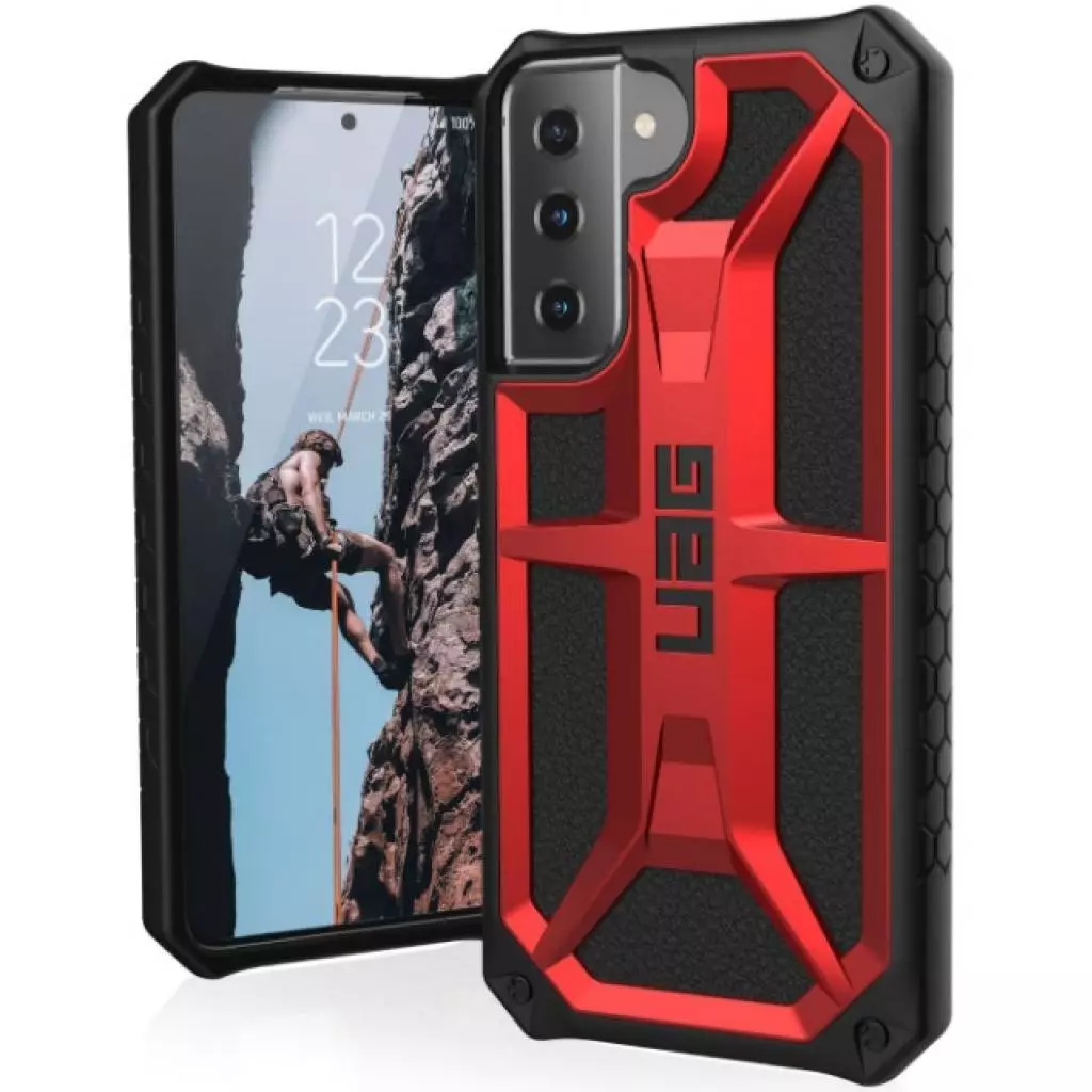 Чехол для моб. телефона Uag Samsung Galaxy S21 Monarch, Crimson (212811119494) - 1 Чехол для моб. телефона Uag Samsung Galaxy S21 Monarch, Crimson (212811119494) - 1