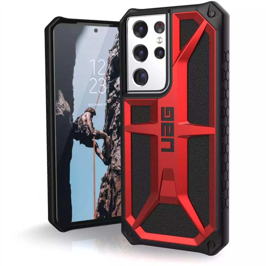 Чехол для моб. телефона Uag Samsung Galaxy S21 Ultra Monarch, Crimson (212831119494) - 1 Чехол для моб. телефона Uag Samsung Galaxy S21 Ultra Monarch, Crimson (212831119494) - 1