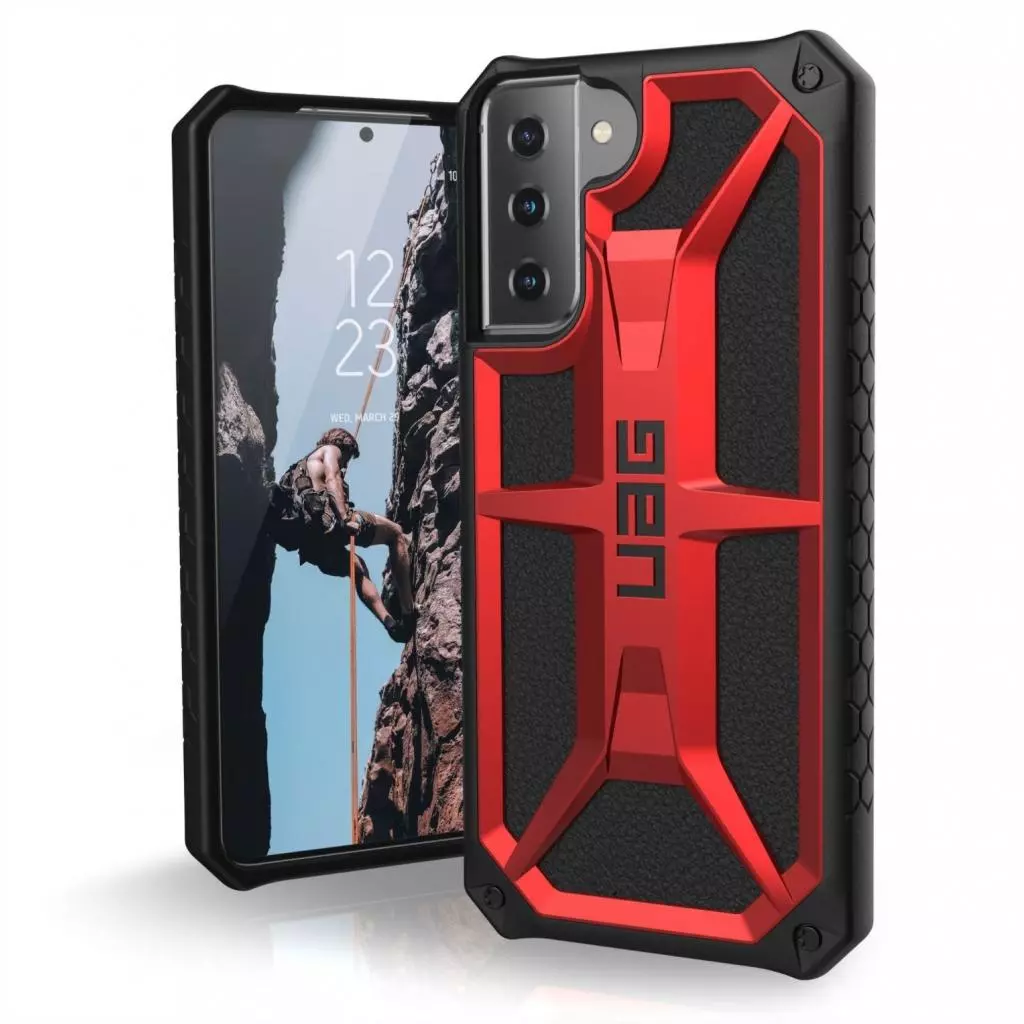 Чехол для моб. телефона Uag Samsung Galaxy S21+ Monarch, Crimson (212821119494) - 1 Чехол для моб. телефона Uag Samsung Galaxy S21+ Monarch, Crimson (212821119494) - 1