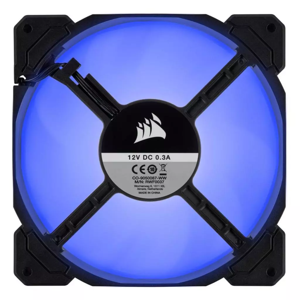 Кулер для корпуса Corsair AF140 LED (2018) Blue (CO-9050087-WW) - 3 Кулер для корпуса Corsair AF140 LED (2018) Blue (CO-9050087-WW) - 3