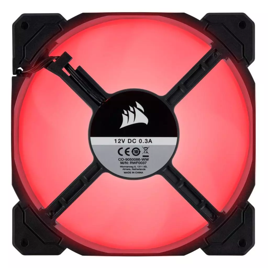 Кулер для корпуса Corsair AF140 LED (2018) Red (CO-9050086-WW) - 3 Кулер для корпуса Corsair AF140 LED (2018) Red (CO-9050086-WW) - 3