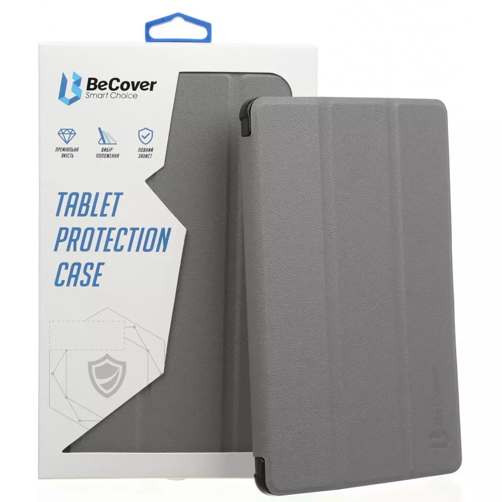Чехол для планшета BeCover Lenovo Tab M10 Plus TB-X606/M10 Plus (2 Gen)/K10 TB-X6C6 Gray (705218)