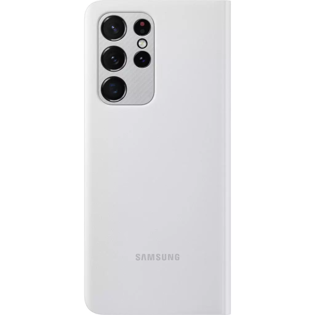 Чехол для моб. телефона Samsung Smart Clear View Cover Samsung Galaxy S21 Ultra Light Gray (EF-ZG998CJEGRU) - 1 Чехол для моб. телефона Samsung Smart Clear View Cover Samsung Galaxy S21 Ultra Light Gray (EF-ZG998CJEGRU) - 1