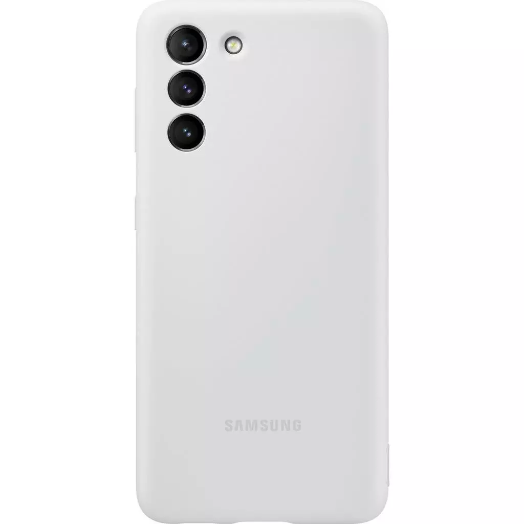 Чехол для моб. телефона Samsung Silicone Cover Samsung Galaxy S21 Light Gray (EF-PG991TJEGRU)