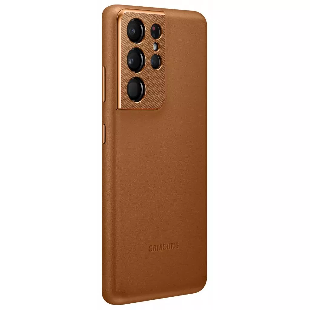 Чехол для моб. телефона Samsung Leather Cover Samsung Galaxy S21 Ultra Brown (EF-VG998LAEGRU) - 1