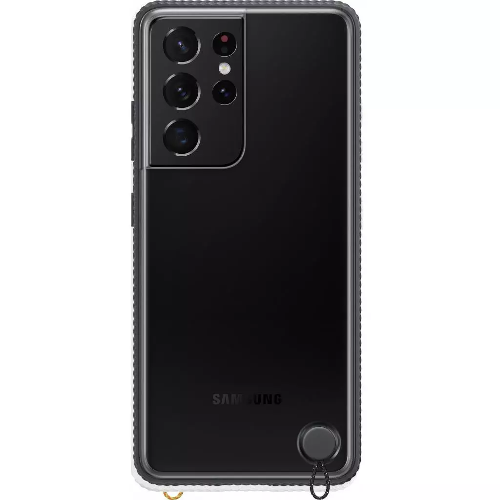 Чехол для моб. телефона Samsung Clear Protective Cover Samsung Galaxy S21 Ultra Black (EF-GG998CBEGRU)
