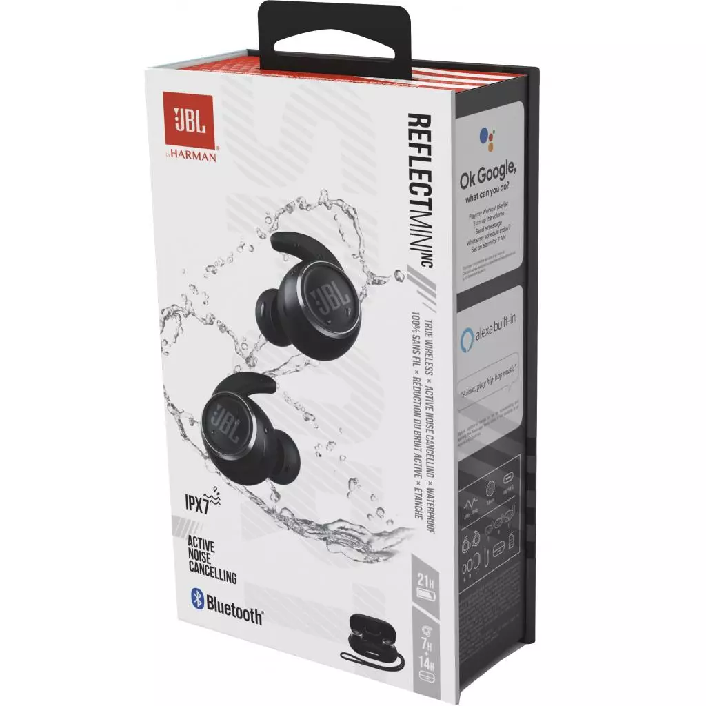 Наушники JBL Reflect Mini NC Black (JBLREFLMININCBLK) - 9 Наушники JBL Reflect Mini NC Black (JBLREFLMININCBLK) - 9