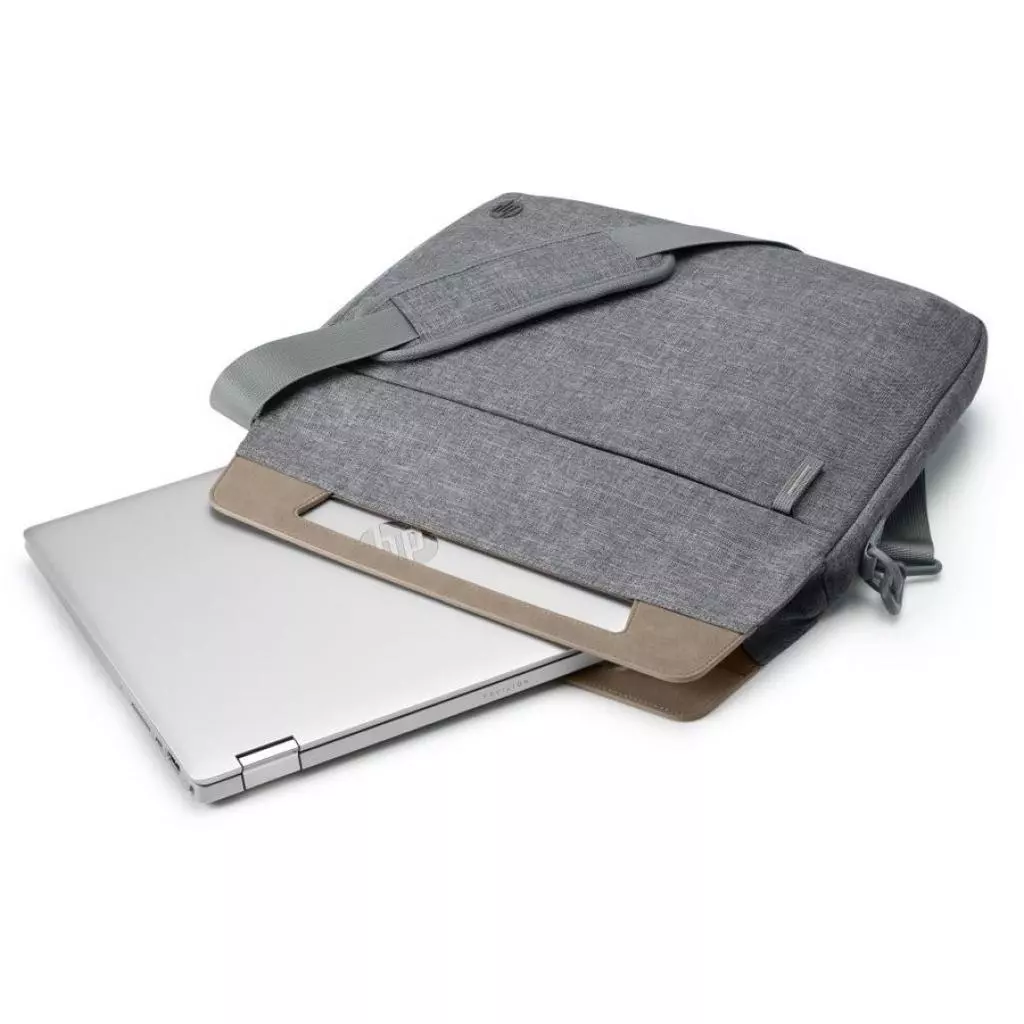Сумка для ноутбука HP 14" Renew Briefcase, Grey (1A214AA) - 3 Сумка для ноутбука HP 14" Renew Briefcase, Grey (1A214AA) - 3