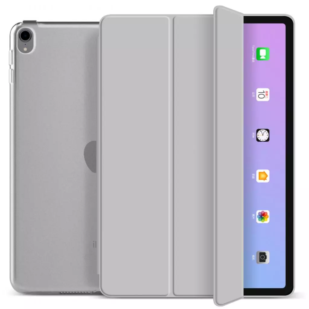 Чехол для планшета BeCover Smart Case Apple iPad Air 10.9 2020/2021 Gray (705489) - 1 Чехол для планшета BeCover Smart Case Apple iPad Air 10.9 2020/2021 Gray (705489) - 1