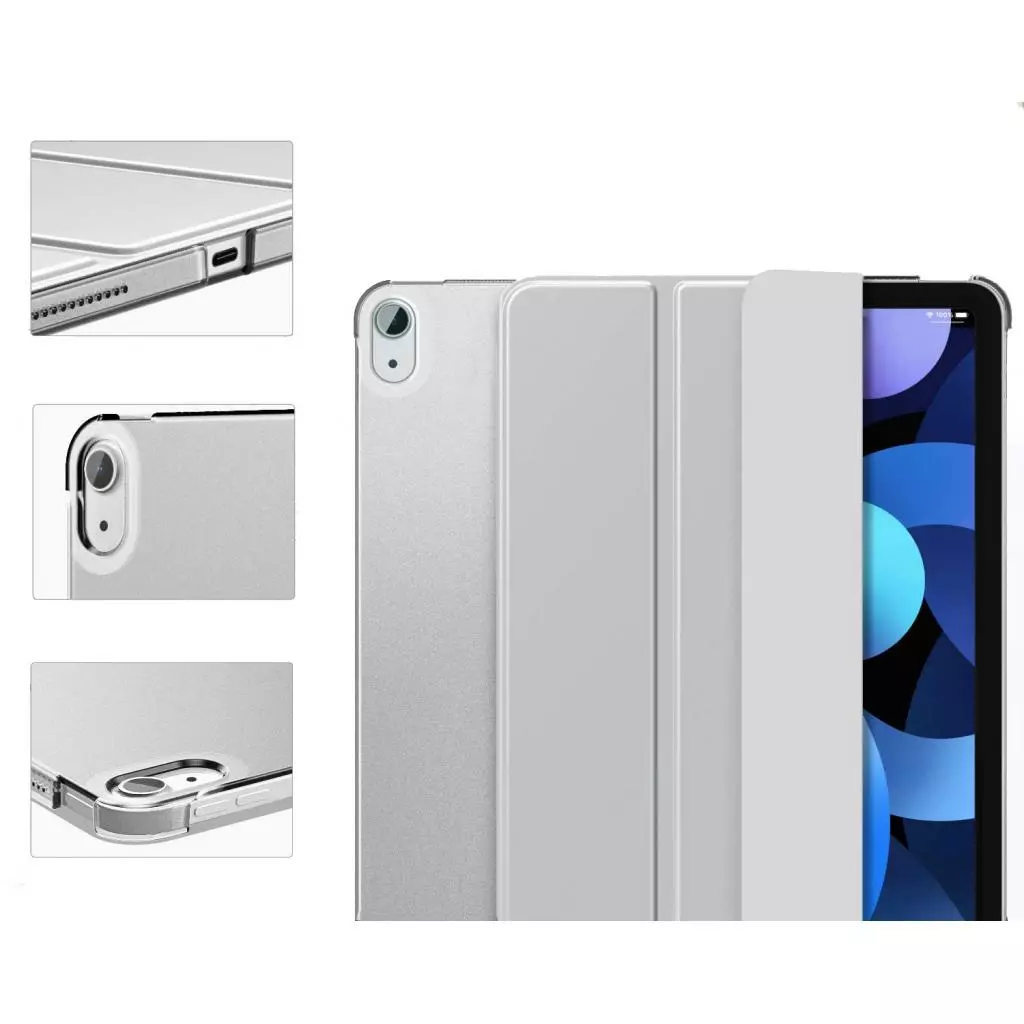 Чехол для планшета BeCover Smart Case Apple iPad Air 10.9 2020/2021 Gray (705489) - 2 Чехол для планшета BeCover Smart Case Apple iPad Air 10.9 2020/2021 Gray (705489) - 2