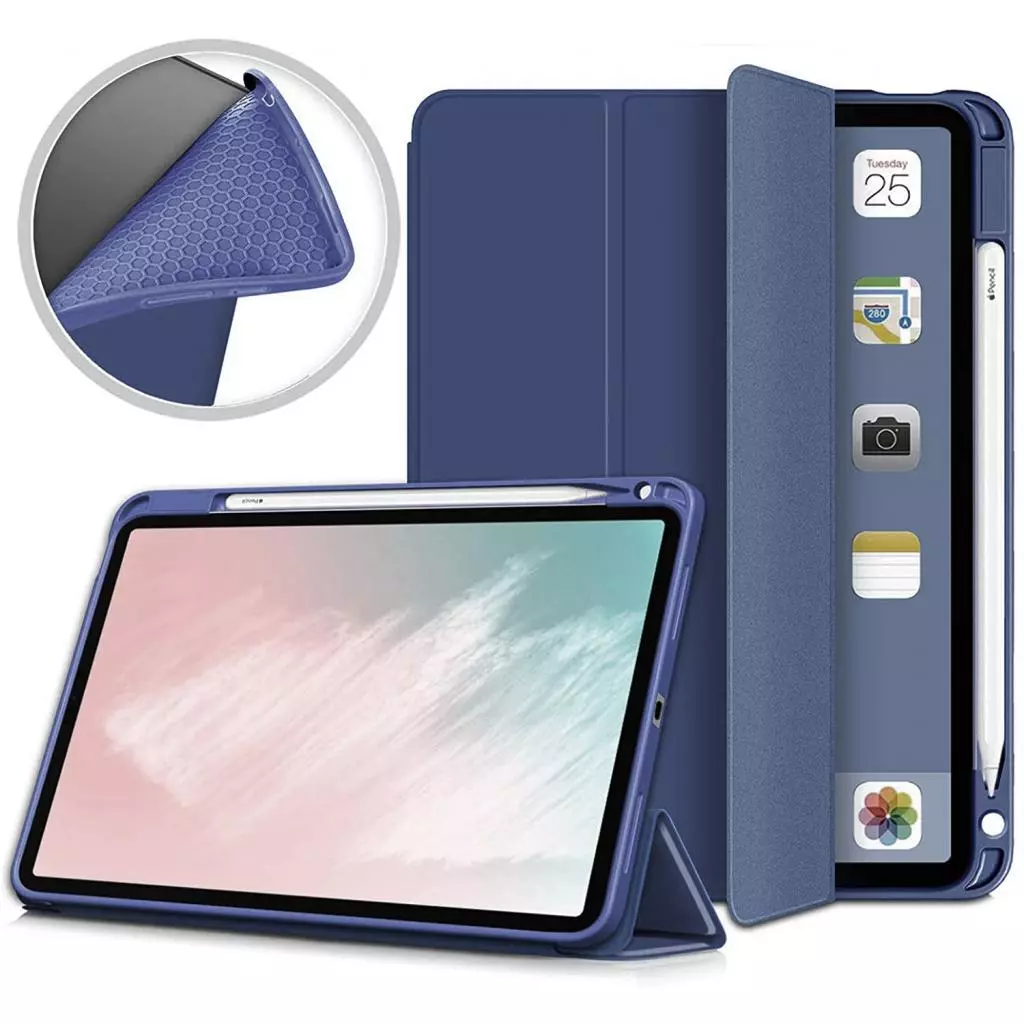 Чехол для планшета BeCover Direct Charge Pen Apple iPad Air 10.9 2020/2021 Deep Blue (705527) - 1