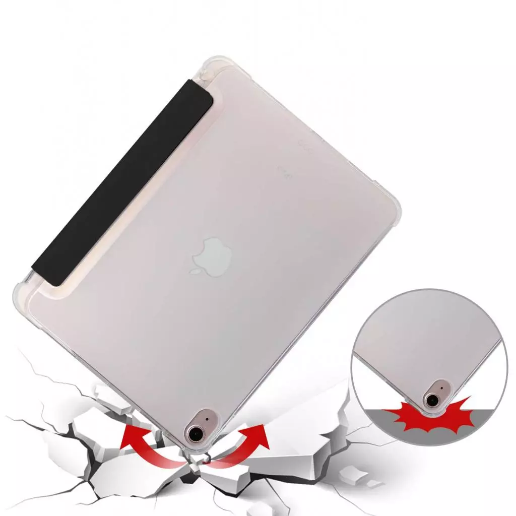 Чехол для планшета BeCover Soft TPU Apple Pencil Apple iPad Air 10.9 2020/2021 Black (705518) - 2