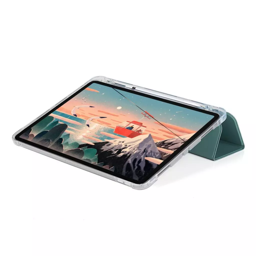 Чехол для планшета BeCover Soft TPU Apple Pencil Apple iPad Air 10.9 2020/2021 Dark Green (705521) - 2 Чехол для планшета BeCover Soft TPU Apple Pencil Apple iPad Air 10.9 2020/2021 Dark Green (705521) - 2