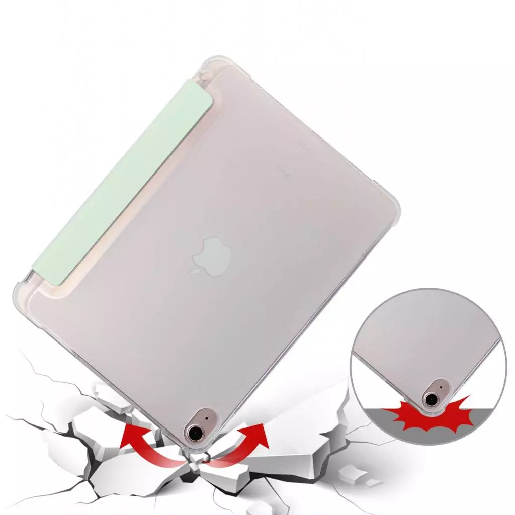 Чехол для планшета BeCover Soft TPU Apple Pencil Apple iPad Air 10.9 2020/2021 Green (705520) - 2 Чехол для планшета BeCover Soft TPU Apple Pencil Apple iPad Air 10.9 2020/2021 Green (705520) - 2