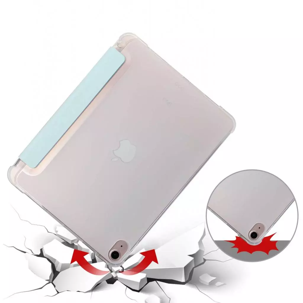 Чехол для планшета BeCover Soft TPU Apple Pencil Apple iPad Air 10.9 2020/2021 Light Blue (705523) - 2 Чехол для планшета BeCover Soft TPU Apple Pencil Apple iPad Air 10.9 2020/2021 Light Blue (705523) - 2
