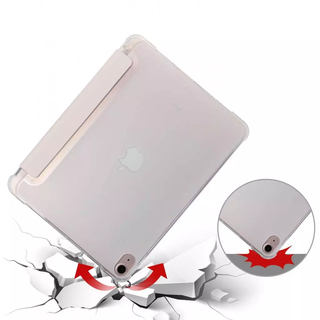Чехол для планшета BeCover Soft TPU Apple Pencil Apple iPad Air 10.9 2020/2021 Pink (705524) - 2 Чехол для планшета BeCover Soft TPU Apple Pencil Apple iPad Air 10.9 2020/2021 Pink (705524) - 2